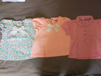 Lot de 3 t.shirt Hema 6 mois