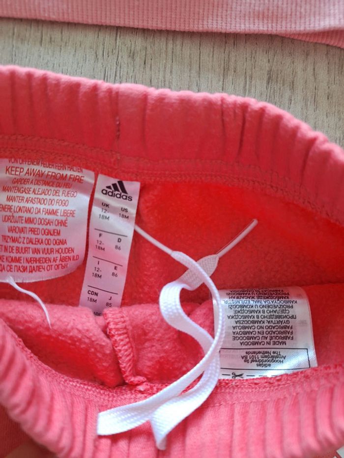 Ensemble surevetement adidas 12/18 mois - photo numéro 8