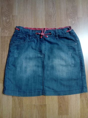 Jupe en jean taille réglable