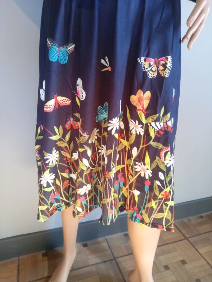 Robe midi Shein (neuf, noir), L / 40 / 12 - photo numéro 3