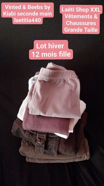 Lot hiver 12 mois fille