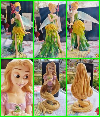 ✨ Figurines Disney – Raiponce & Fée Clochette Masquerade ✨