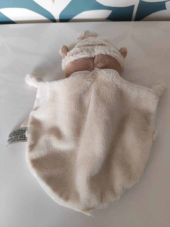 Doudou plat ourson ours nounous nicotoy - photo numéro 4