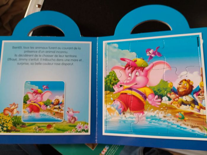 Livre puzzle "Jimmy le petit éléphant" - photo numéro 3