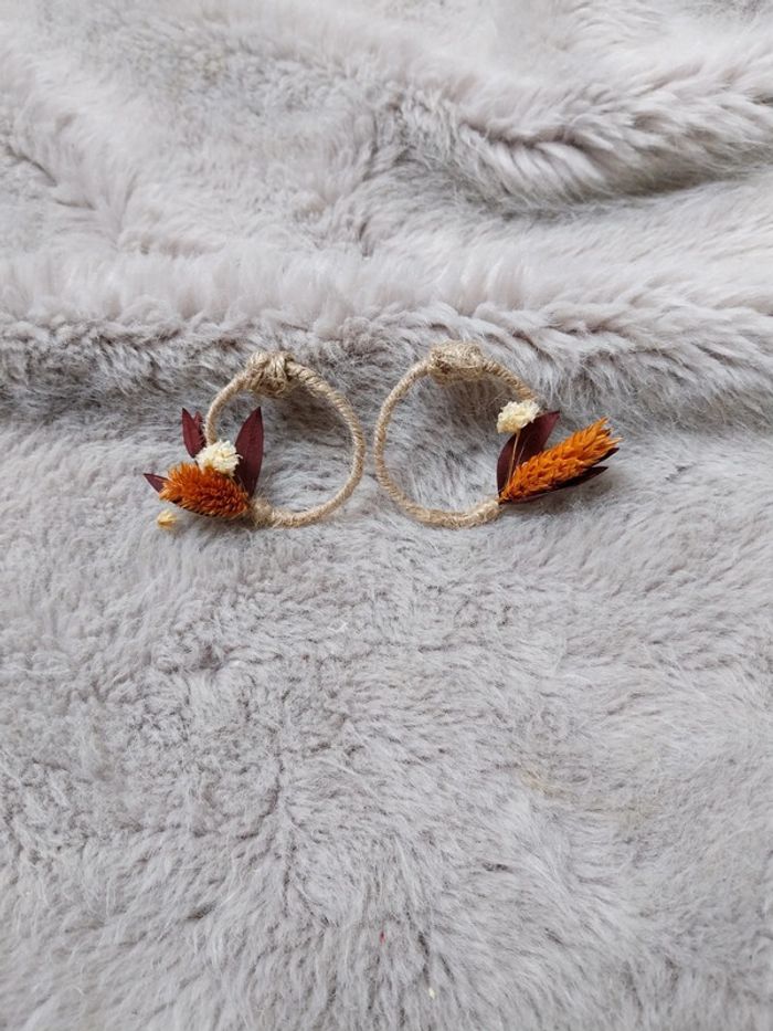Boucles d'oreilles terracotta - photo numéro 2