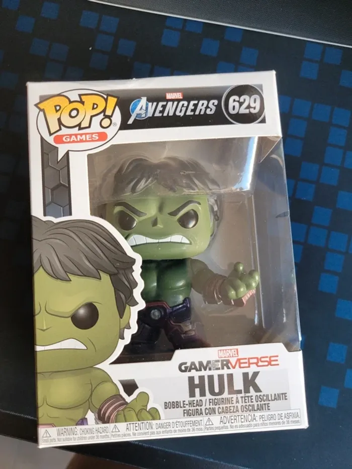 Figurine Funko Pop Games Marvel Avengers Gamerverse Hulk 629