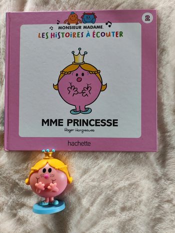 Figurine Les histoires à écouter Mme Princesse + livre