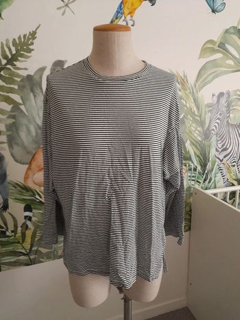 Haut à rayures Taille L