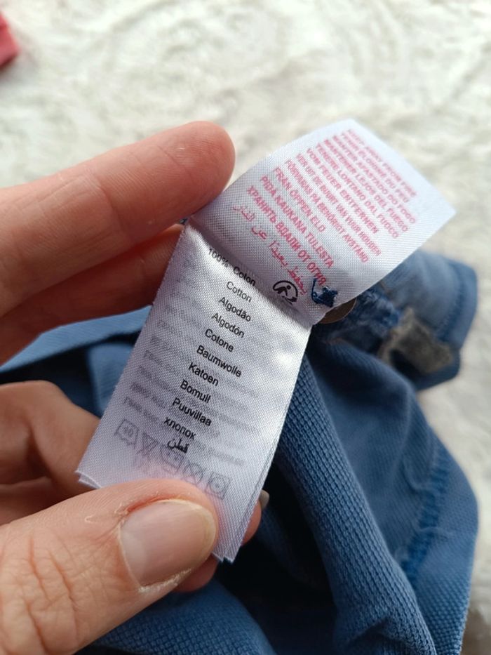 Lot de 2 polos manches courtes Garçon 4 ans Amérique Vertbaudet 100% coton - photo numéro 16