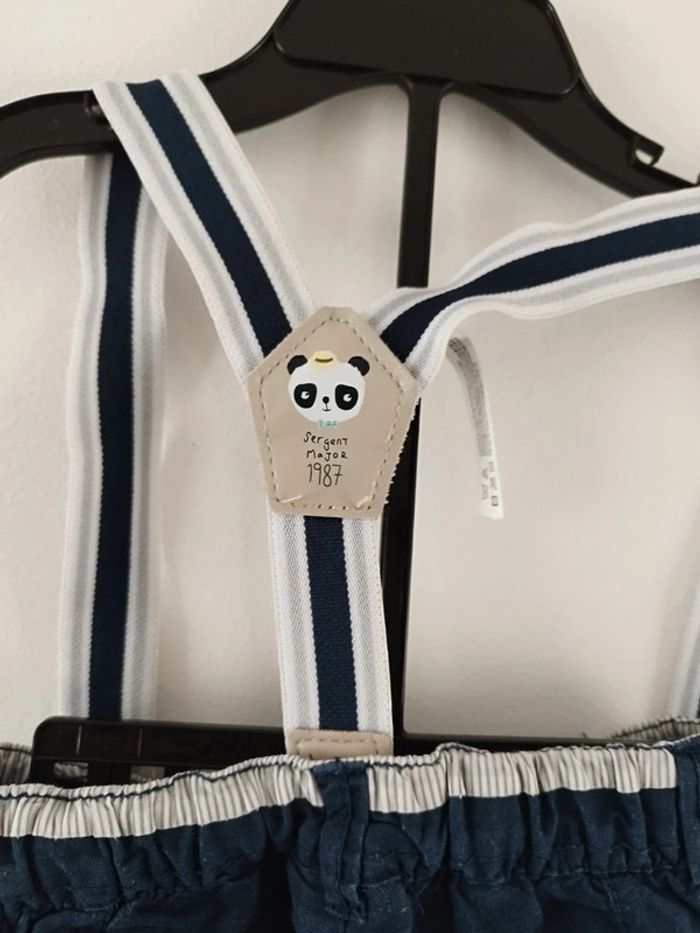 Short bretelles bébé garçon 18m - photo numéro 7