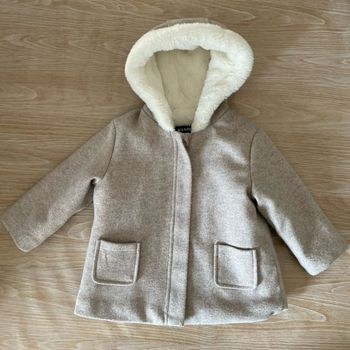 Manteau capuche fille 24 mois