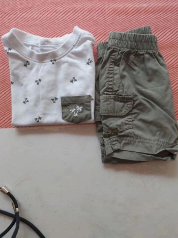 Ensemble 6mois short tee-shirts