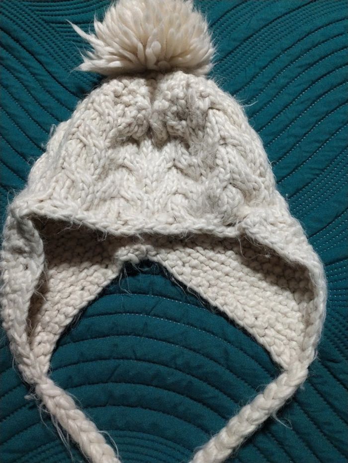 Donne bonnet crème TU - photo numéro 3