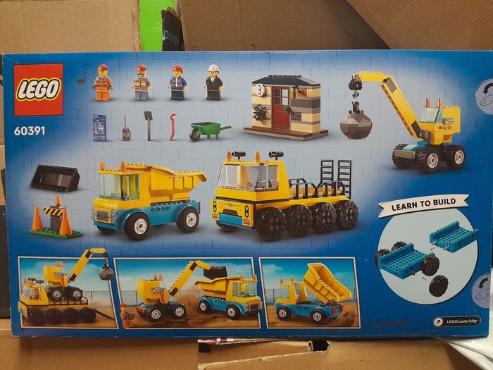Lego city camions de chantier 60391 - photo numéro 2