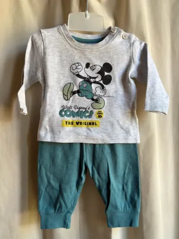 Pyjama 2 pièces Mickey  3-6 mois