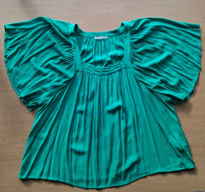 Haut vert fluide Camaïeu - photo numéro 3