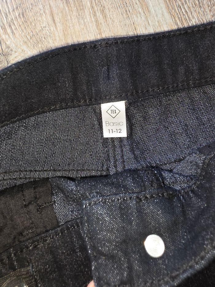 Jean noir basic taille 11 - 12 ans - photo numéro 3