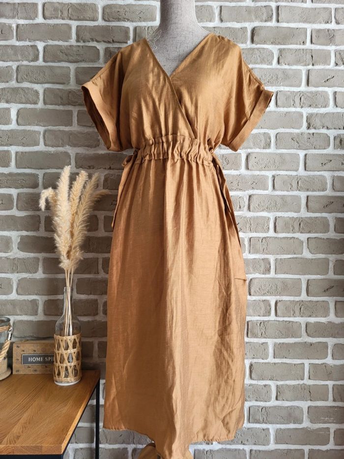 Robe d'été camel Camaïeu - photo numéro 10