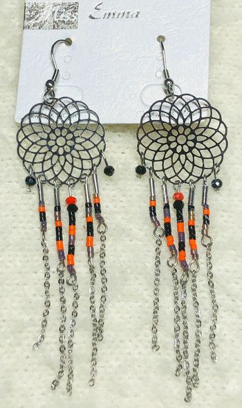 Boucles d’oreilles longues sans nickel