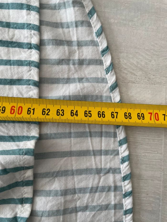Chemise blanche à rayure verte - photo numéro 7