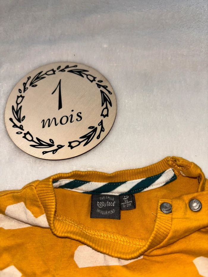 Haut manche courte 0-2mois 56cm - photo numéro 2