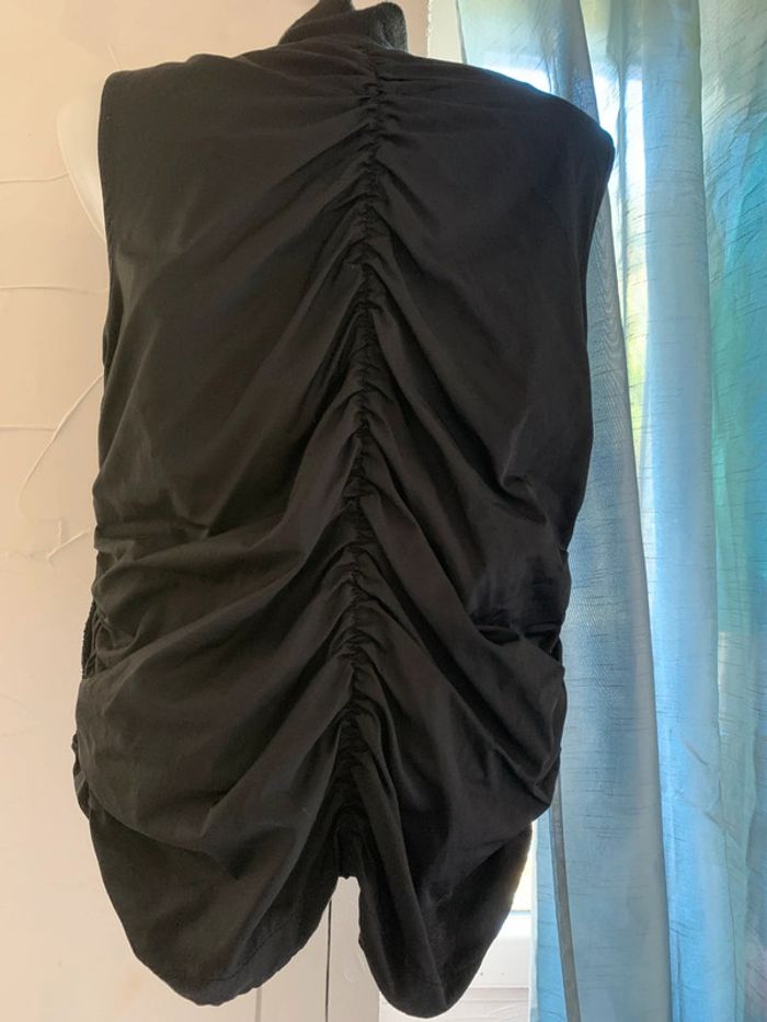 Veste sans manches Derhy taille 38 noire - photo numéro 8