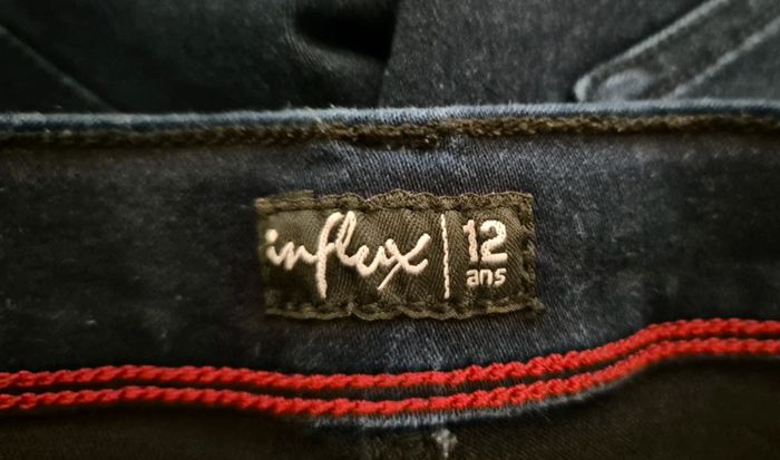 Short en jeans , bleu marine - 12 ans - influx - photo numéro 4
