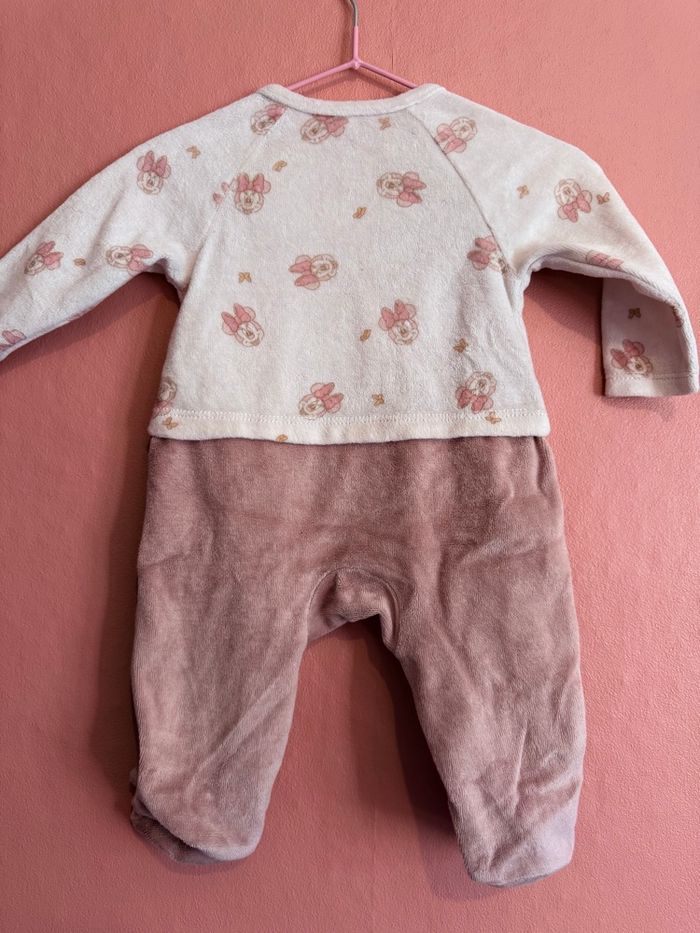 grenouillère velours disney minnie 💜 orchestra 3 mois - photo numéro 2