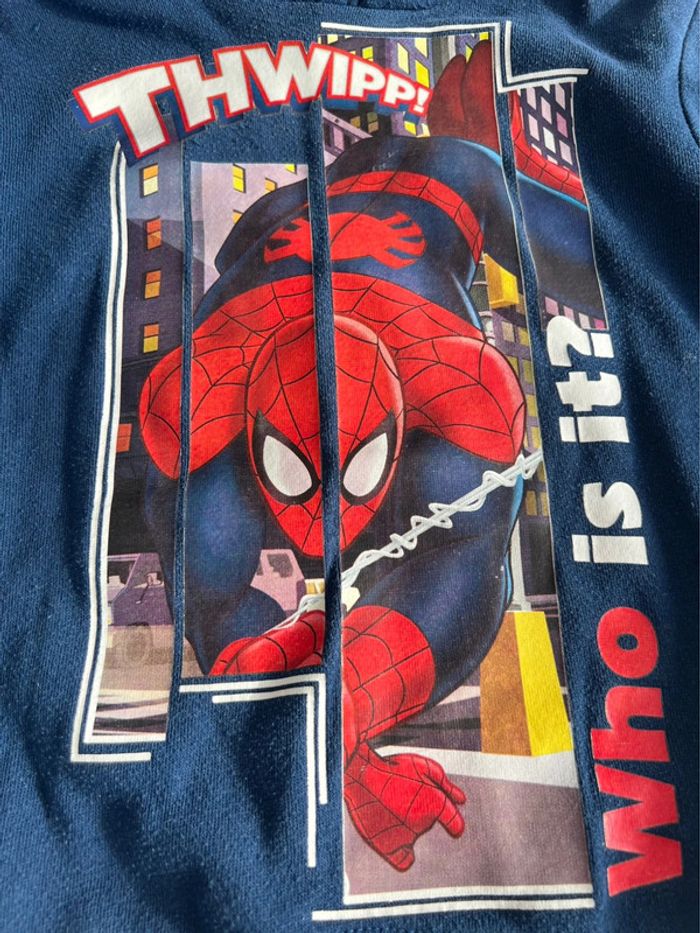 Sweat Spiderman 6 ans - photo numéro 2