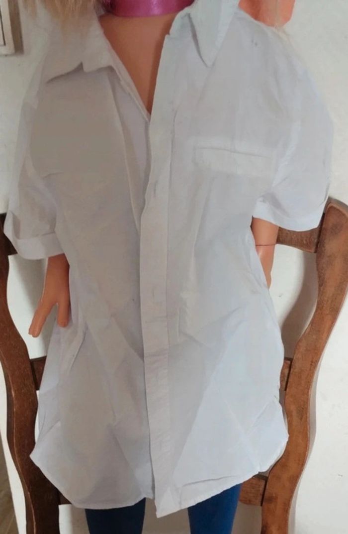 Chemise manches courtes blanche - photo numéro 3