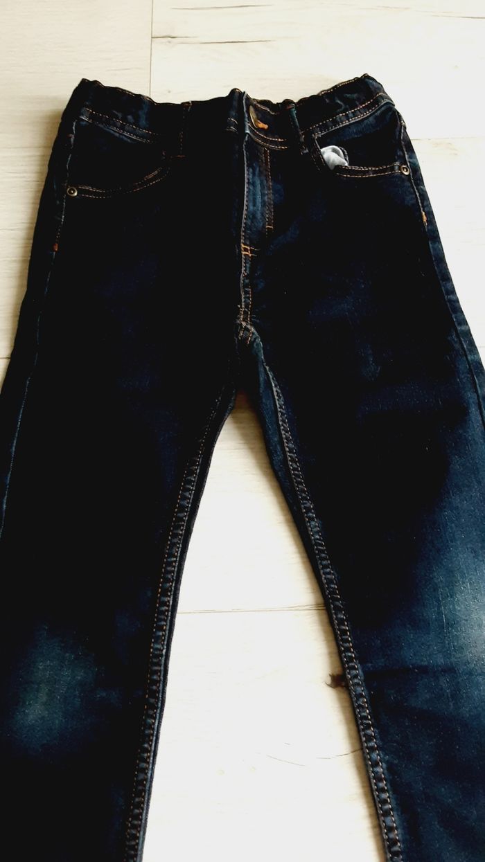 Vêtement garçon pantalon jean bleu Tissaia 7 ans - photo numéro 2