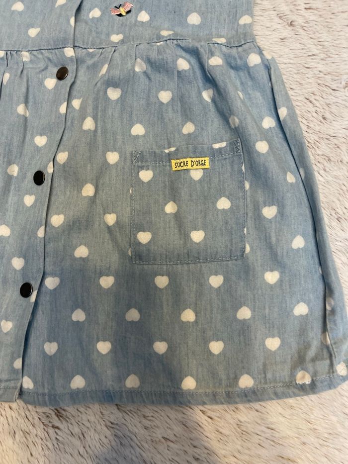 Robe en jeans à cœur - Sucre d’orge - photo numéro 2