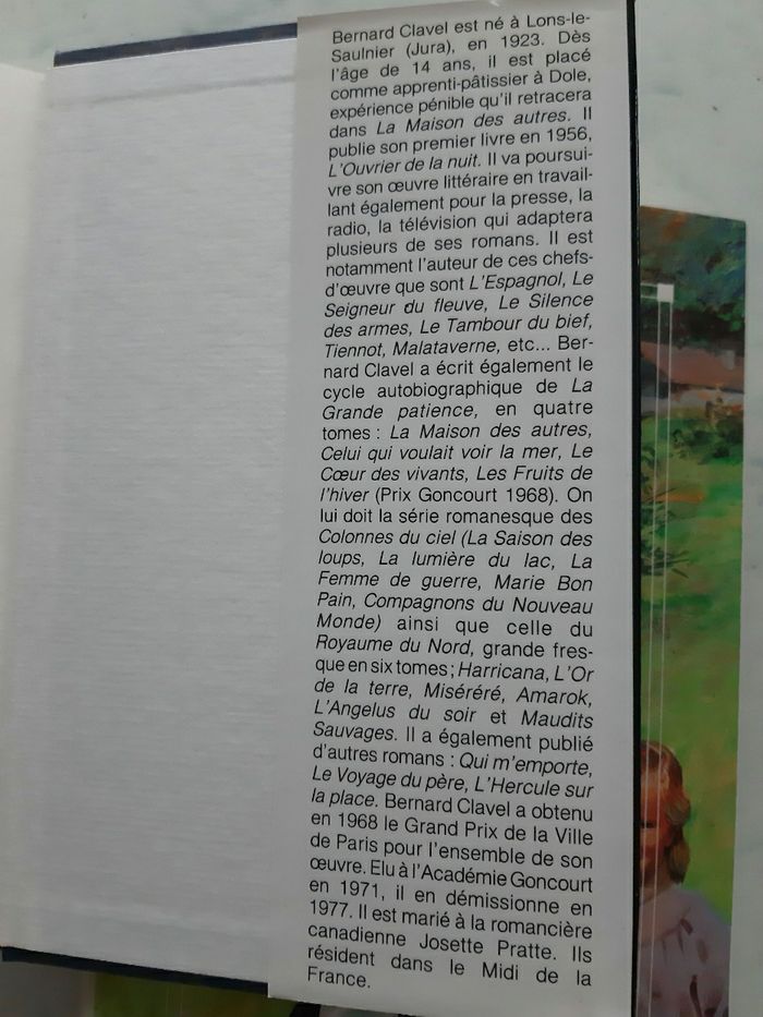 Livres de Bernard Clavel - photo numéro 4