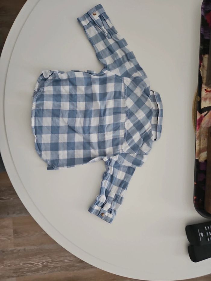 Chemise bébé à carreaux - photo numéro 5
