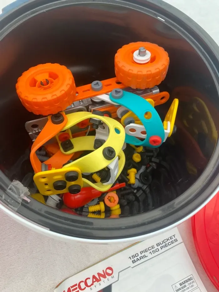 Lot mecano junior mechanical 2 (493 pièces ) - photo numéro 3