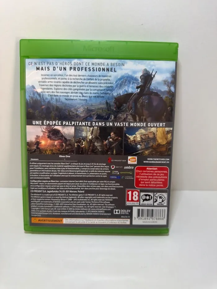 The Witcher 3 Wild Hunt Xbox One - photo numéro 2