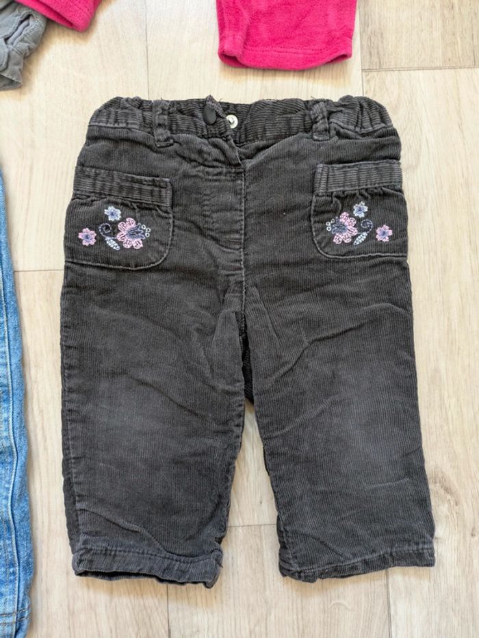 Lot 4 pantalons chaud d'hivers 12 Mois - photo numéro 2