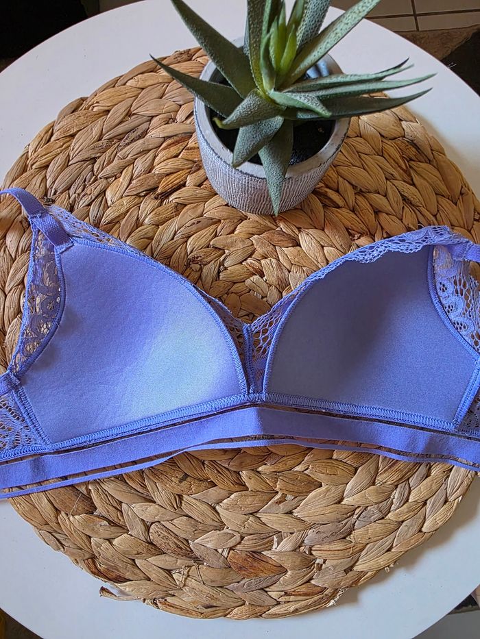 Soutien gorge/bralette bleu undiz taille s neuf - photo numéro 6