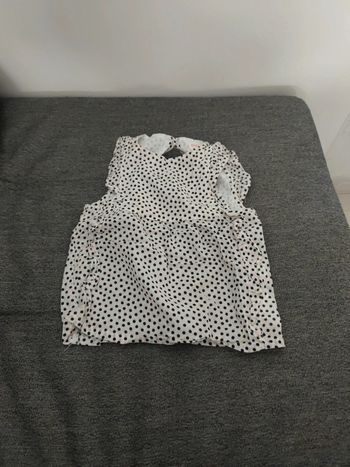 Blouse à pois