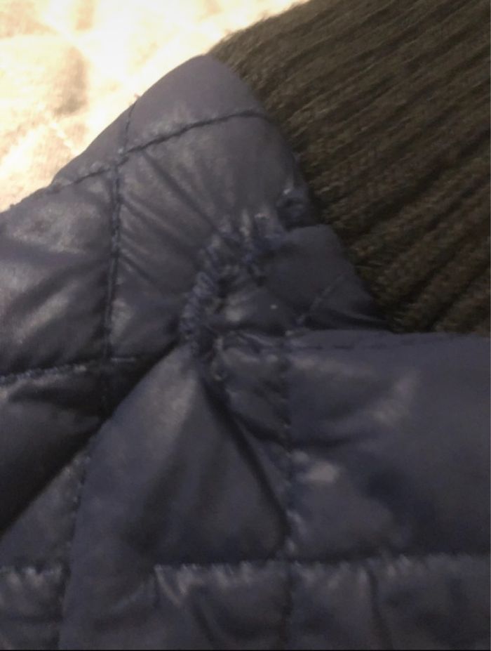 Veste matelassée »Gertrude »bleu marine et grise - photo numéro 5