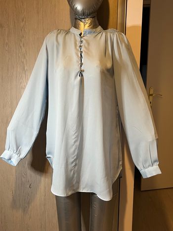 Chemise femme bleu ciel M