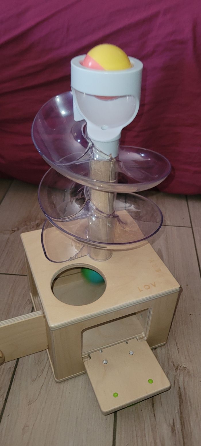 Toboggan à balles love very en bois - photo numéro 6