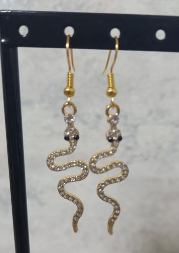 Boucle d'oreille serpent