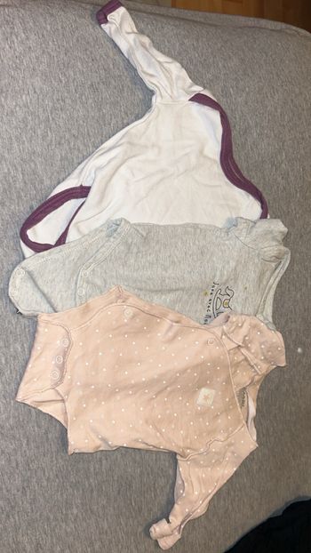 Lots de 3 bodies fille