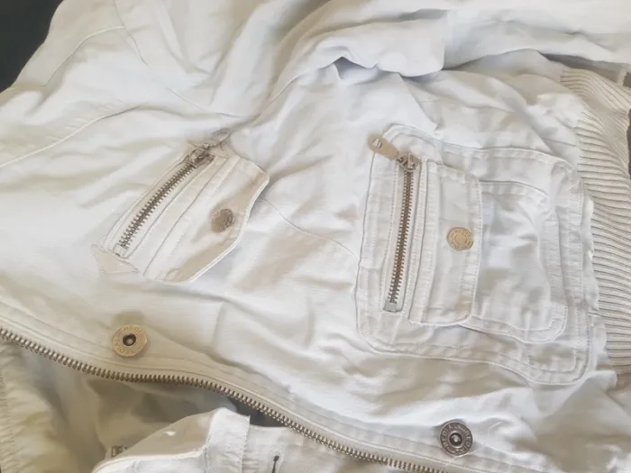 Manteau blanc "Rock You" Femme Taille L - photo numéro 17