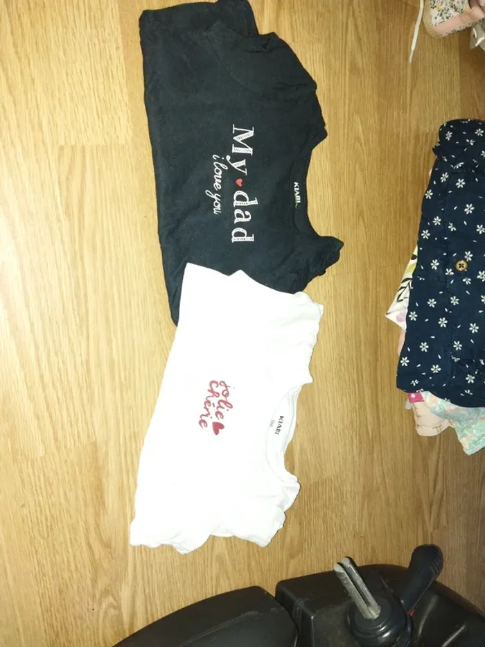 Lot tee shirt kiabi