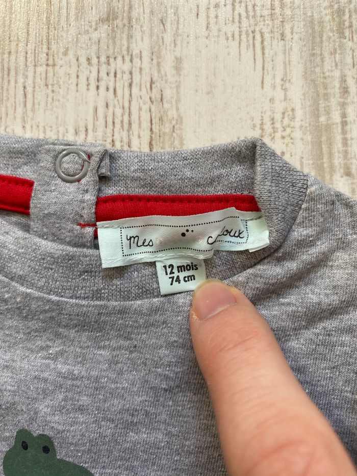 T-shirt a manches longues animaux et voiture - photo numéro 4