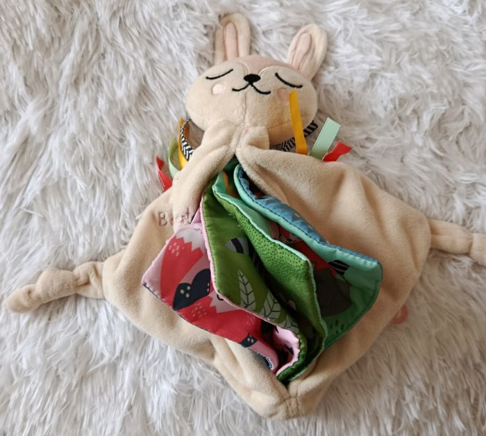 Doudou lapin livre beige -Bonne sieste -Auzou - photo numéro 2