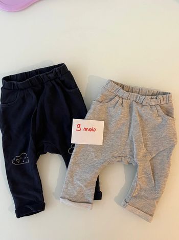 Lot jeggings bébé fille