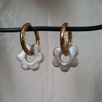 Boucles d’oreilles pampilles en pâte polymère 